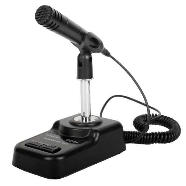 Microphone PA động cầm tay cho radio HAM và phát thanh công cộng - Microphone PA động cầm tay với cáp