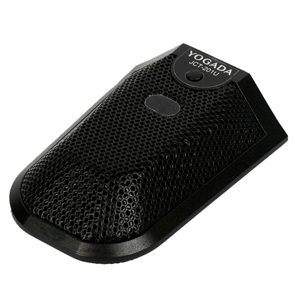 会議通話用のミュートボタン付き金属製USBバウンダリーマイク - 金属製ハウジングのUSBバウンダリーマイク。