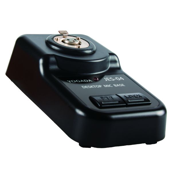 桌上型底座,可穩固安裝電容式XLR鵝頸麥克風 - 桌上型底座,適用於電容式 XLR 鵝頸麥克風