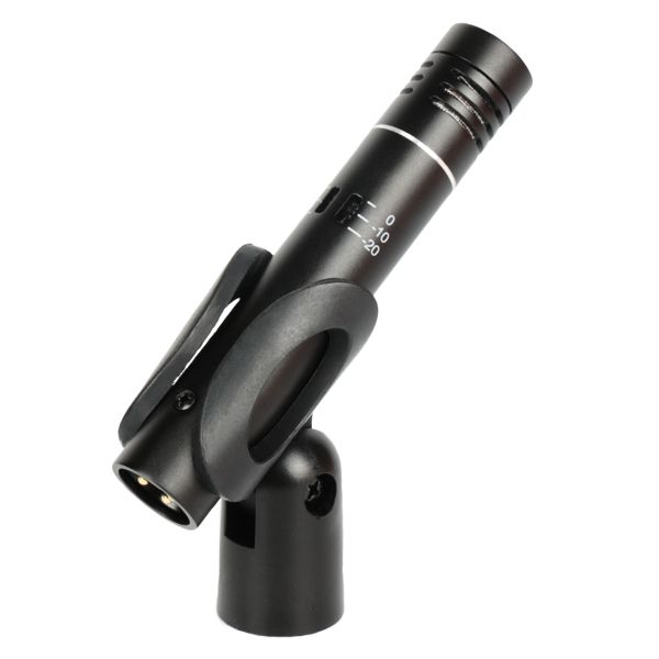 Направленный микрофон с батареей AAA, 2 уровня PAD и функцией фильтра низких частот - Внешний вид JFX-511 с функциональной меткой