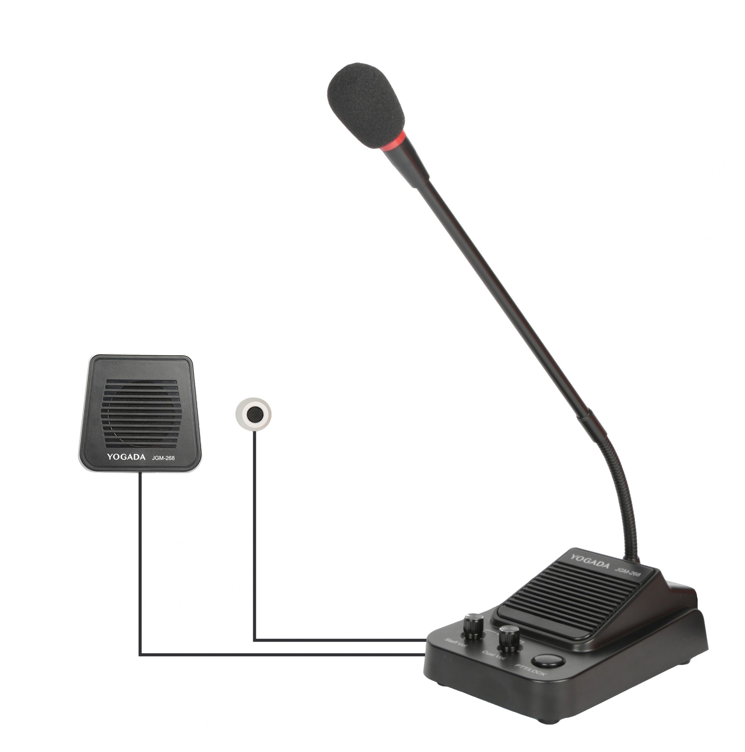 JGM-268 Intercom Microphone | Clear, Reliable Audio for Industrial Use