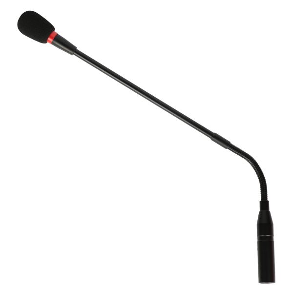 靈活鵝頸式麥克風,  適用公共廣播與PA系統應用 - 帶有指示燈的彈性鵝頸式麥克風,適用於會議與廣播使用
