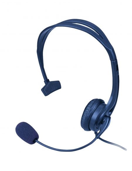 Un auricular ligero de un solo lado ideal para uso doméstico y centros de llamadas. - Auricular de un solo oído.