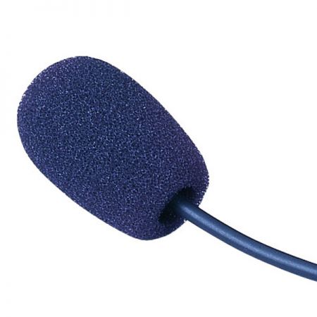 A convenient adjustable boom microphone.