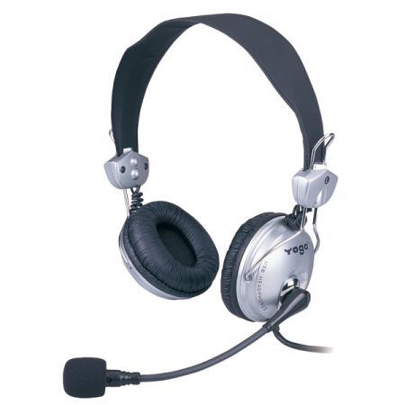 USB headset perfect for Skype chats and call center applications