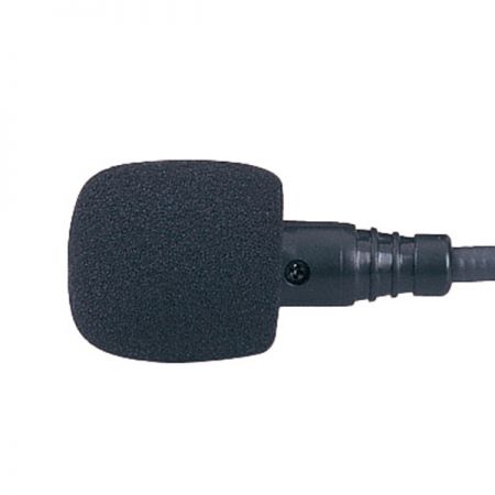 Boom microphone with adjustable positioning.