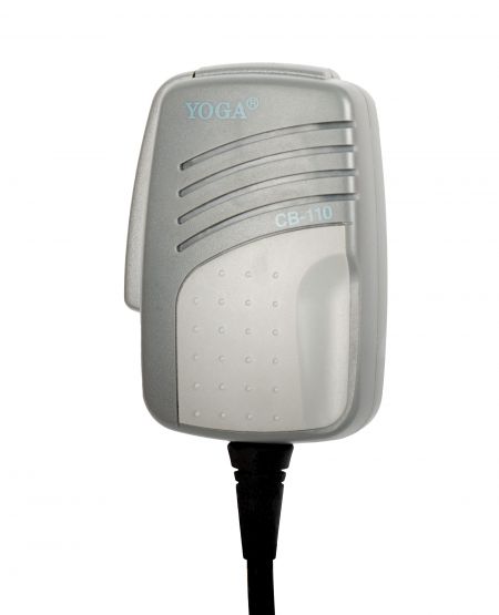 Kompaktes Einsteiger-Kommunikationsmikrofon für LKW und PA-Systeme. - Frontansicht des Kommunikationsmikrofons.