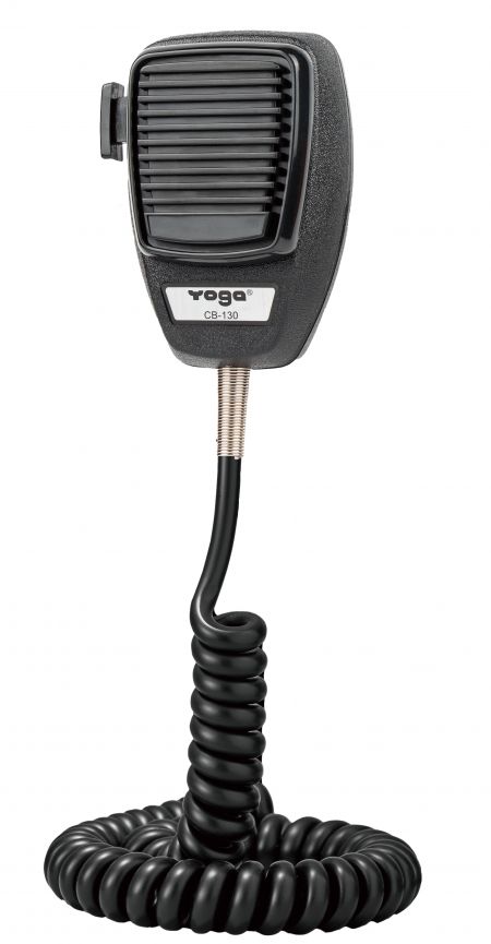 Динамический шумоподавляющий микрофон CB, предназначенный для использования в радио- или звуковой системе общественного объявления.