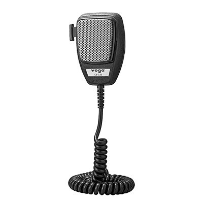 Dynamic CB Microphone with Strain Relief. - CB Microphone for Radio & PA System.