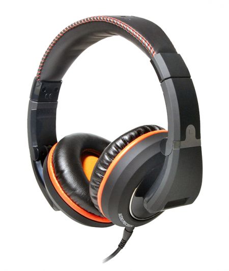 High-fidelity over-ear headphones featuring high SPL 50mm drivers.