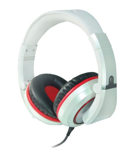 HI-FI Headphones in white color.