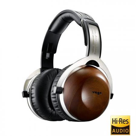 Prestige Hi-Fi Headphones with Quality Wooden Earcups - Hi-Res Headphones CD-2500.