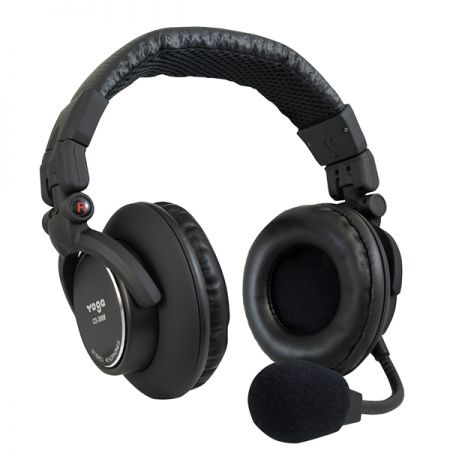 Seitenansicht eines Stereo-Headsets