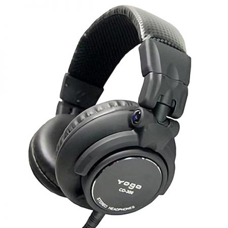 DJ headphones featuring aluminum machined end caps - Closed-Back DJ Headphones.