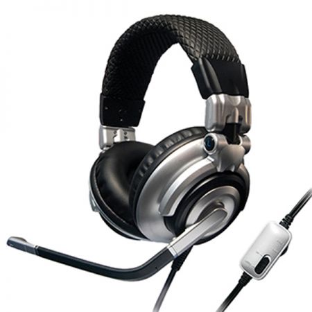 Tai nghe stereo với hộp chuyển đổi trực tuyến, lý tưởng cho trò chuyện trực tiếp hoặc phiên chơi game