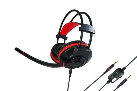 Stereo headset featuring 40mm drivers and an omni-directional microphone. - Stereo Headset.