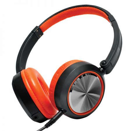 Màu cam trong tai nghe stereo