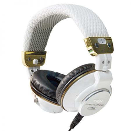 DJ headphone in white color for selection