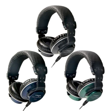 耳罩式摺疊耳機，低音強化 - 耳罩式DJ耳機。