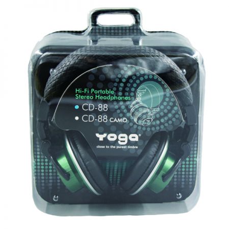 Paquete igual que el CD-88, auriculares DJ