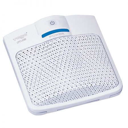 ميكروفون حدودي يعمل بالطاقة الوهمية باللون الأبيض