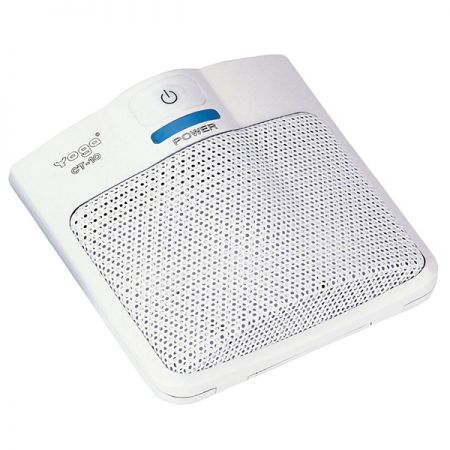 ميكروفون حدودي يعمل بالطاقة الوهمية باللون الأبيض