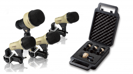 4-Piece Pack Drum Microphone Kit - 4-PC pack durm kit