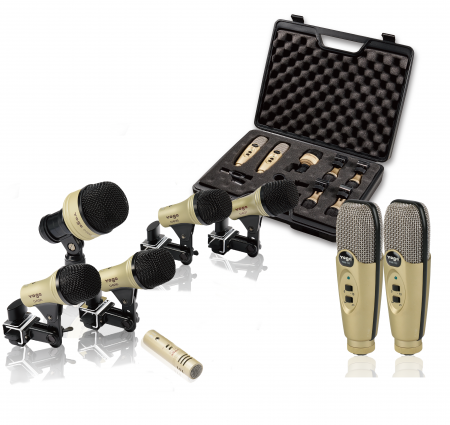 8-Piece Drum Microphones Kit - 8-Piece Drum Microphone kit
