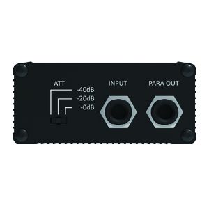 Función para atenuación de 3 etapas y división de señal sin interrupciones