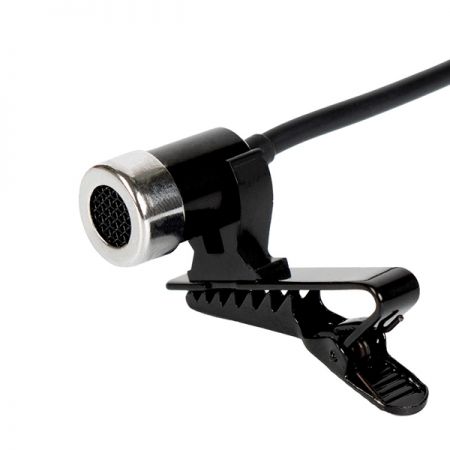 ميكروفون لافاليير مع مشبك
