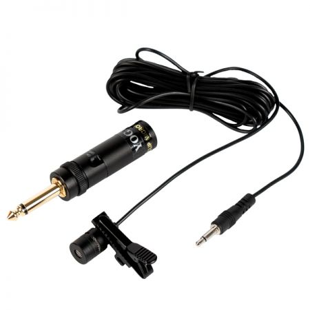Ein Mikrofon mit einem rauscharmen FET-Transistor.