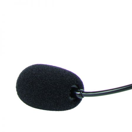 An adjustable boom microphone for convenient use.
