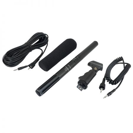 套裝內含槍型麥克風所需的所有配件