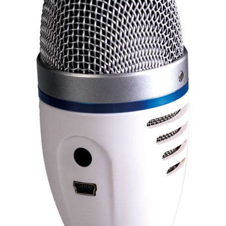 Microphone USB với jack cắm tai nghe tích hợp để giám sát và khả năng sạc USB