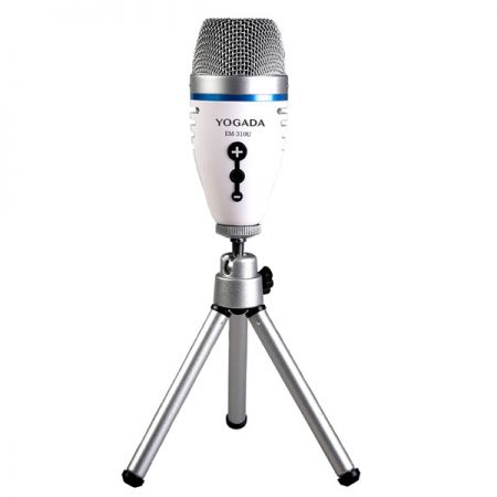 A versatile microphone with a tripod for excellent sound capture.