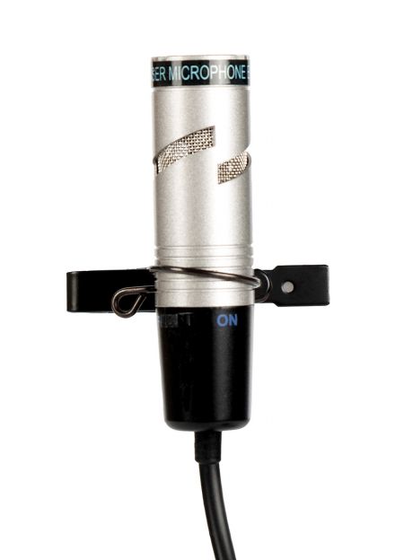 Front view of the microphone without windscreen.