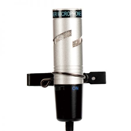 عرض أمامي للميكروفون بدون واقي ريح