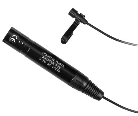 Phantom-powered condenser clip-on instrument microphone. - Clip-on Instrument Microphone EM-700.
