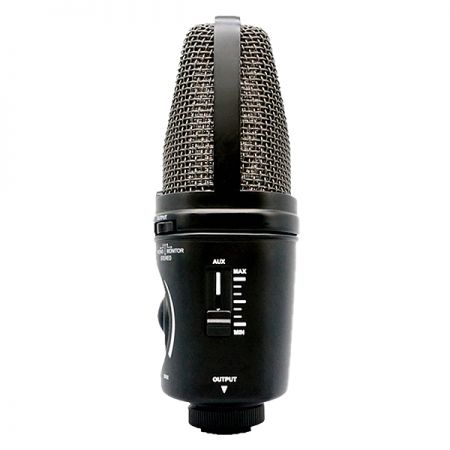 with AUX in adjustment button in the microphone body