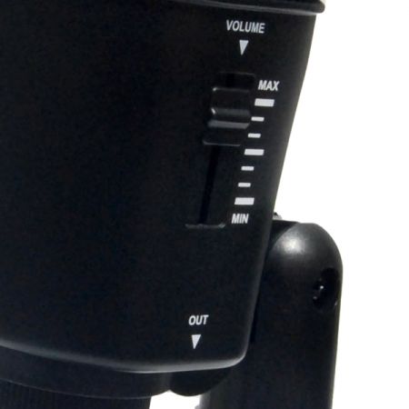 USB-Mikrofon mit Funktionstaste an der Mikrofonseite