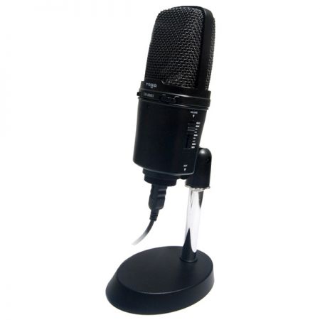 Professional USB microphone with a rugged design, ideal for capturing high-quality sound.