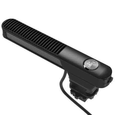 Side view of the microphone
