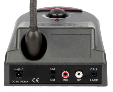 Intercom Microphone GM-20P Rear View.