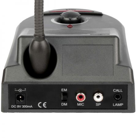 Интерком-микрофон GM-20P, вид сзади.