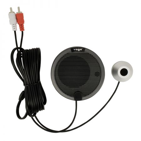 Внешний микрофон-динамик идет в комплекте с интерком-микрофоном.