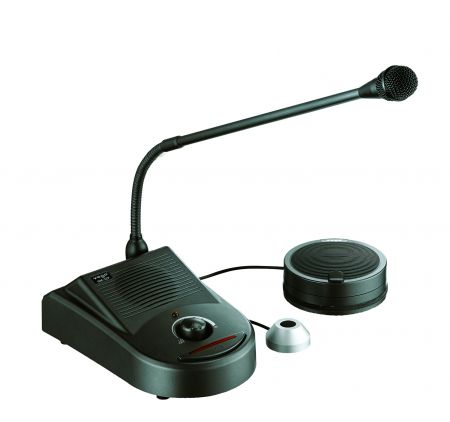 Zwei-Wege-Intercom-Mikrofon für Fahrkartenschalter oder Banktresen. - Intercom-Mikrofon GM-22P.
