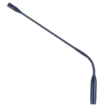 Gooseneck microphone with 3-pin plug for easy connection - gooseneck microphone with total length in 510mm