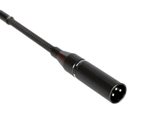 Metal shell gooseneck microphone GM-5 with XLR plug