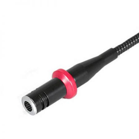 Microphone với đèn LED tích hợp và cần cổ linh hoạt.