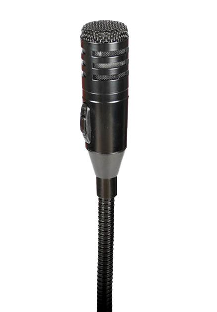 Динамический металлический микрофон с гибким гусиничным штоком GM-9
